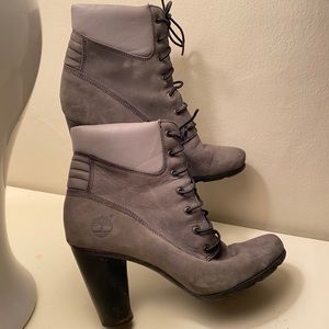 Faux (I think) timberland heels